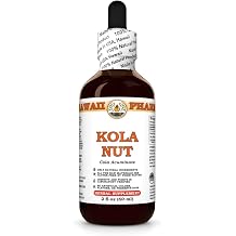 Kola Nut Cola Acuminate Dry Whole Nut Tincture, Made in Hawaii, All Natural, Vegan, Pure Liquid Extract - 2 fl.oz