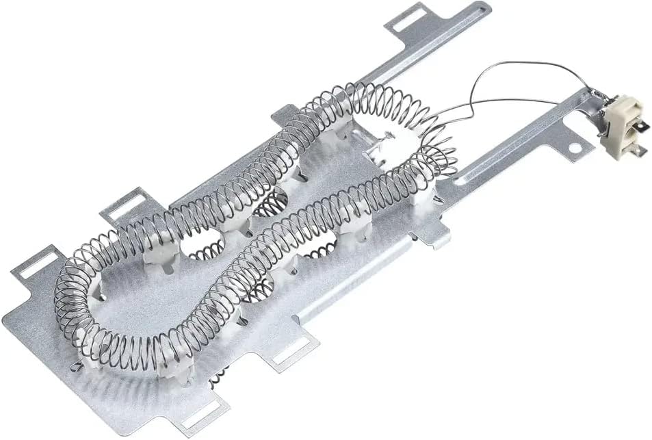 Top-down view of the heating element