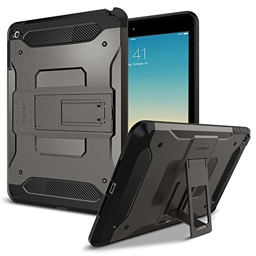 Spigen Tough Armor Designed for iPad Mini 4 Case (2015) - Gunmetal
