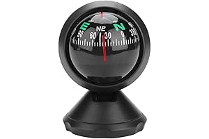 Digital Car Compass with Night Vision - Ideal for Marine, Car, Boat, and Ship