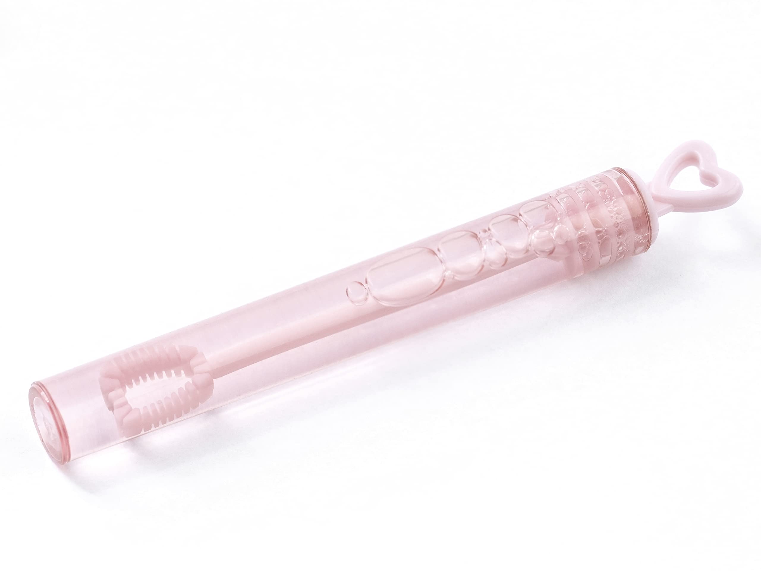 18 Tubes à Bulles Vides En Forme De Cœur – Pour Remplir Soi-même, Fêtes, Mariages, Plein Air – 10,1 Cm, Rechargeable