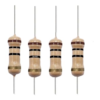 California JOS 10 Ohm Carbon Film Single Fixed Resistor 1/4 W 0.25 Watts 5% Tolerance, 10 R, 10 ohm, 10  Resistor 10 Pack