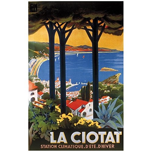 Editions Clouet 50688 - Póster turístico (50 x 70 cm, PLM, estación climática de la Ciotat)