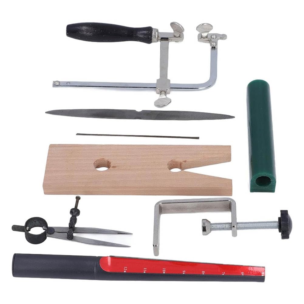 Kit D'Outils Moulage pour Fabrication Bagues en Cire pour, Outils Sculpture sur Bagues en Cire, Calibreur Bagues en Cire, pour Tube Cire, Cadre Scie Bagues pour