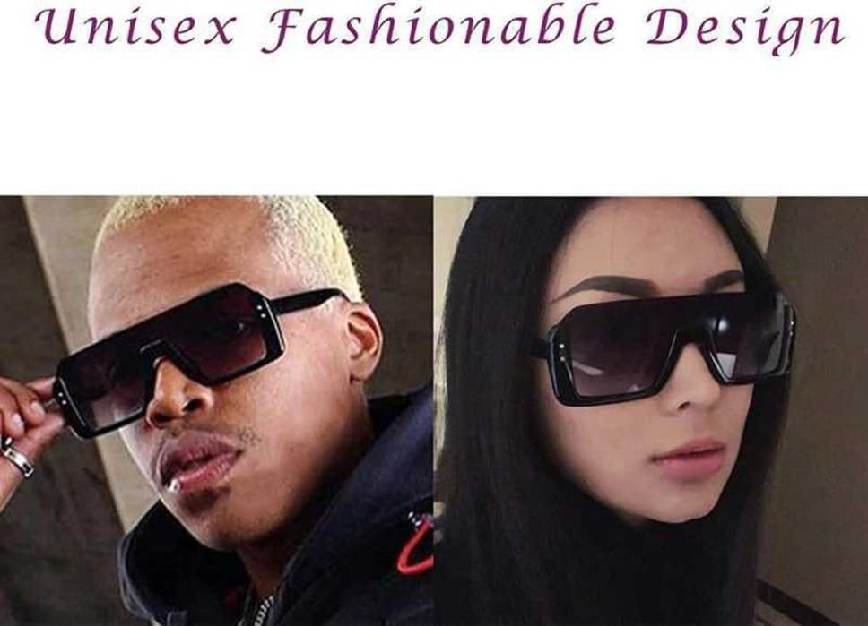 Image of PIRASO Fashion Square Unisex Half Rim Sunglass inspired from Shahid Kapoor and Sahil Khan