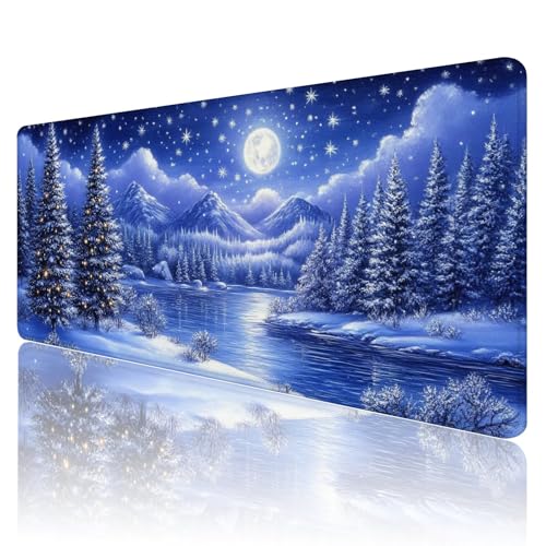 Tapis de souris paysage blanc pour créer un espace de travail inspirant