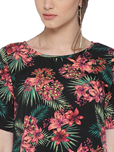 Image of Sera Women White & Black Printed A-Line Dress