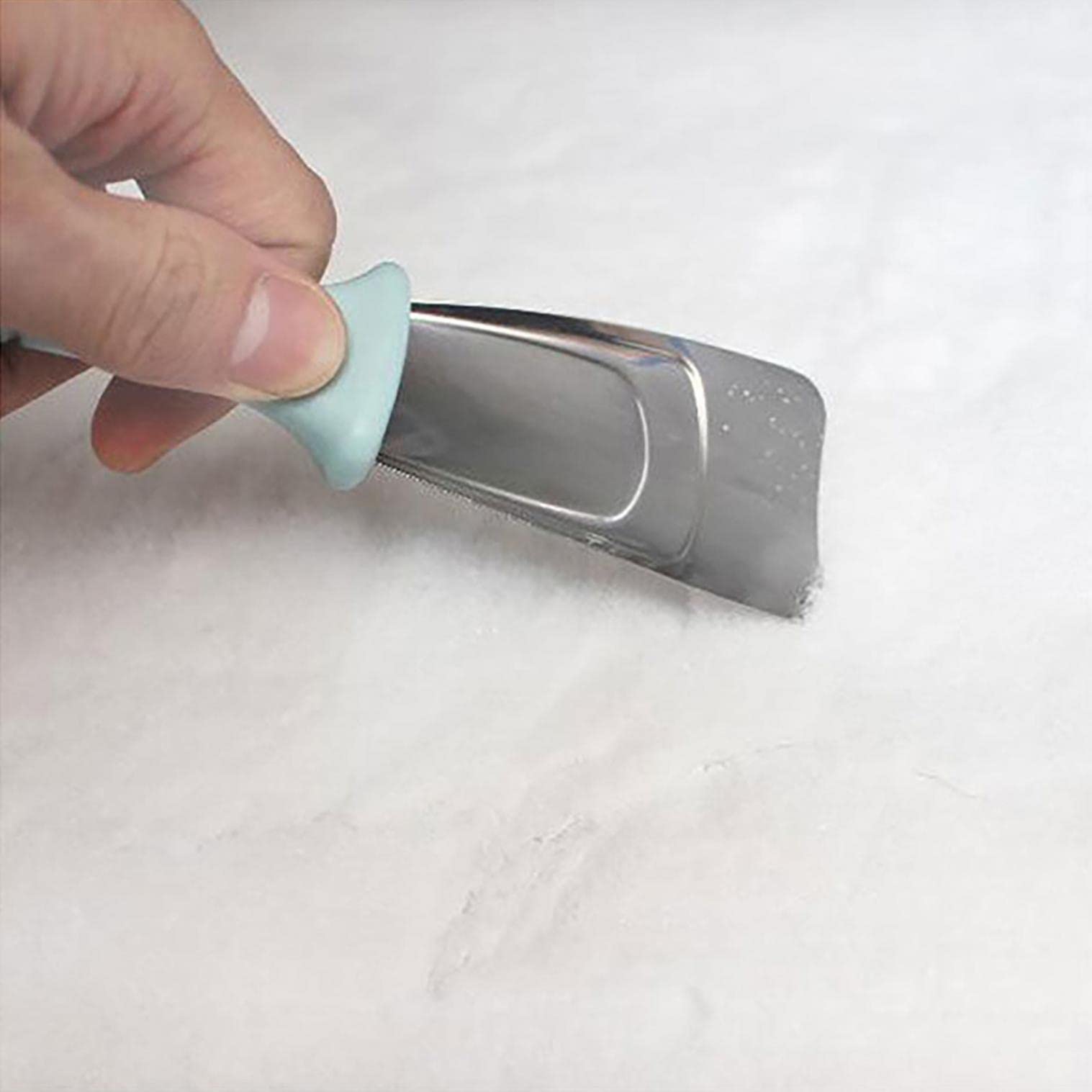 1 rascador de hielo para nevera, cocina, congelador, pala de acero inoxidable, multifuncional, accesorio práctico para el frigorífico.
