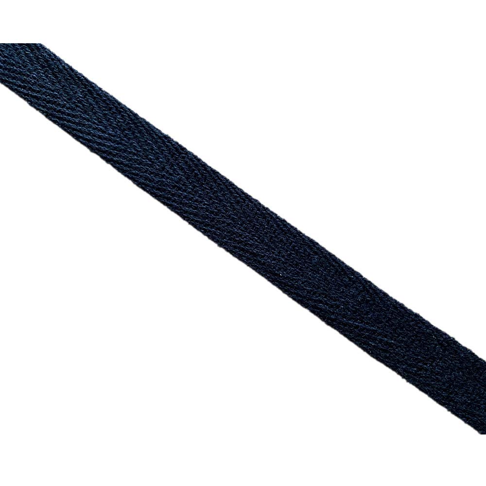 Cinta de sarga de 0,95 cm a 5 cm de tamaño 100 % algodón blanco y color natural rollo de cinta de espiga de 1,22 m
