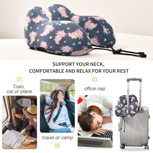 Almohada de espuma viscoelástica para cuello ajustable miniatura 4