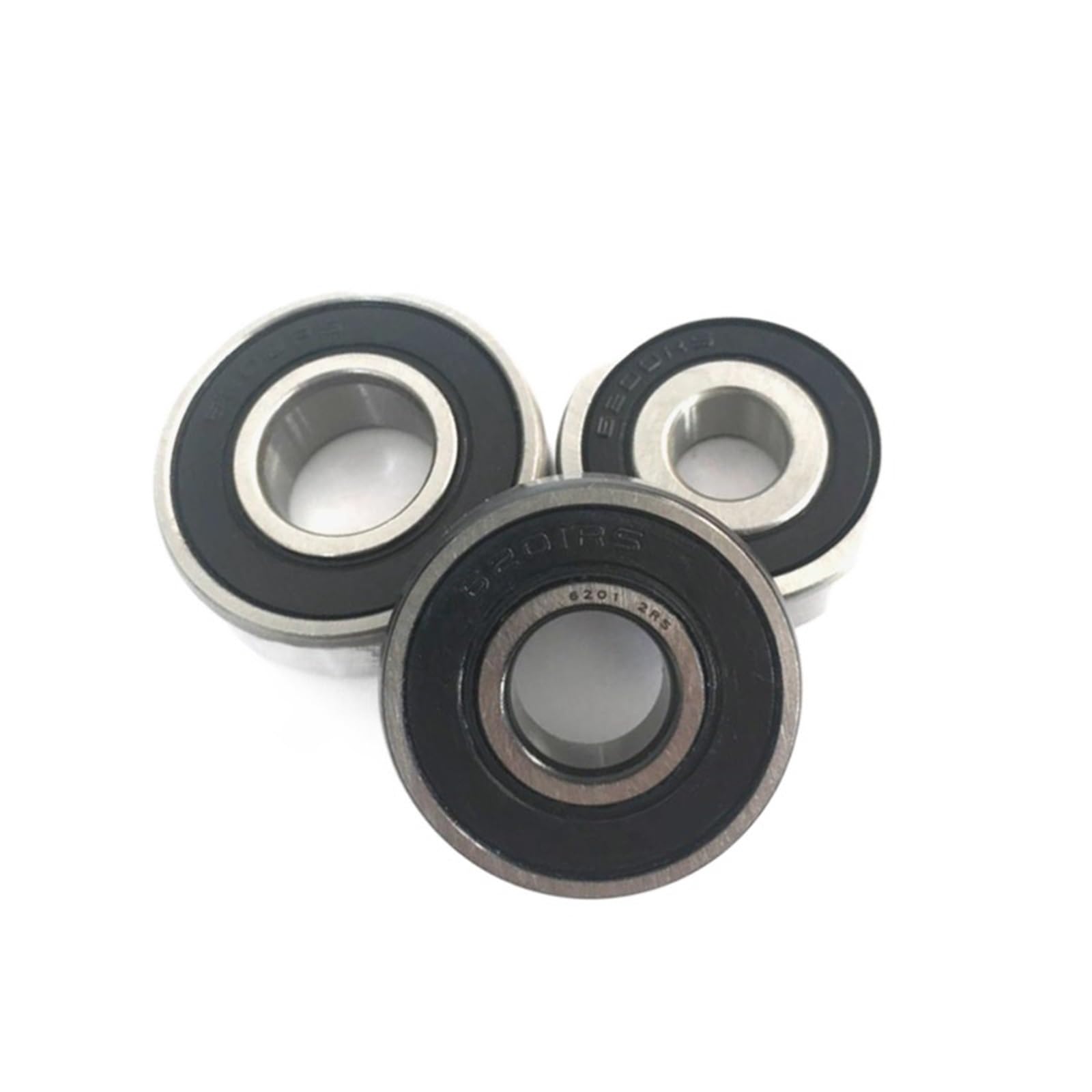 NOBIRTBSA S6201ZZ 2RS 12x32x10mm Stainless Steel Deep Groove Ball Bearing with Corrosion Resistance(2.5)