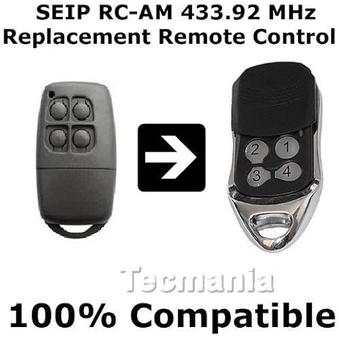 H&R SEIP 433 RC-AM B43A021004 / A45, A60, C75, C100 Replacement Remote Control Cover