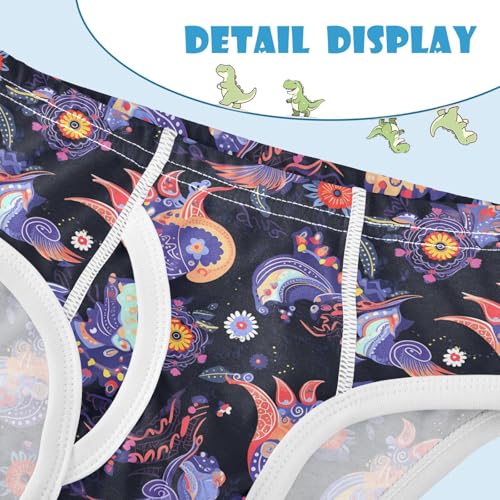visesunny Boys Potty Training Underwear Mysterious Bird Totem Pattern Breathe Cotton Briefs Size 2T-8Y for Toddler4