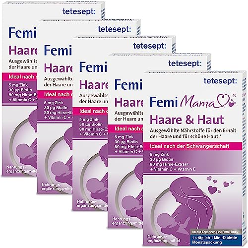 tetesept Femi Mama Haare & Haut – Ausgewählte Nährstoffe für den Erhalt kräftiger Haare...