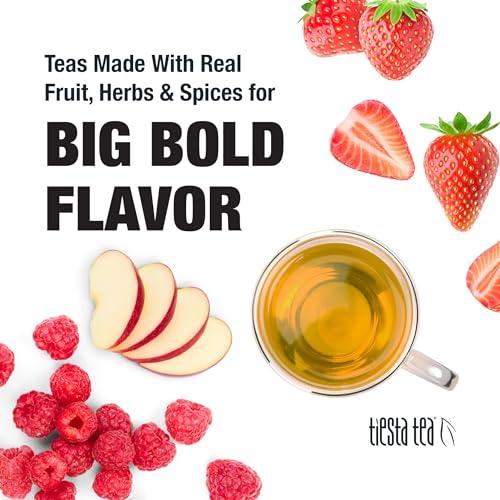 Image of Tiesta Tea Pomegranatopia - Premium Loose Leaf Mixed-Berry Pomegranate White Tea | Low-Caffeine Blend | Hot & Iced | 3.5 Ounce Refillable Tin | Brews Up to 50 Cups