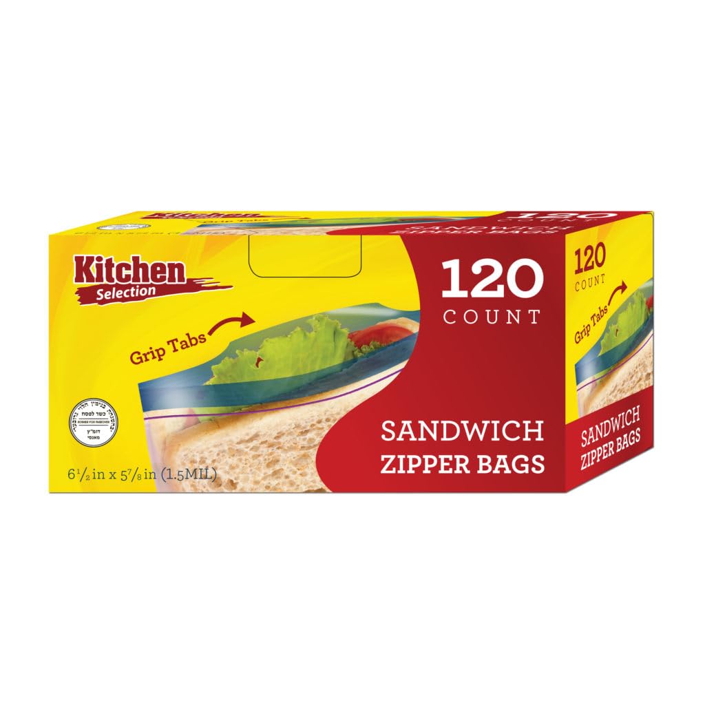 Photo 1 of Grip Tab Sandwich Bags, Case of 2880 (24 packs x 120)
