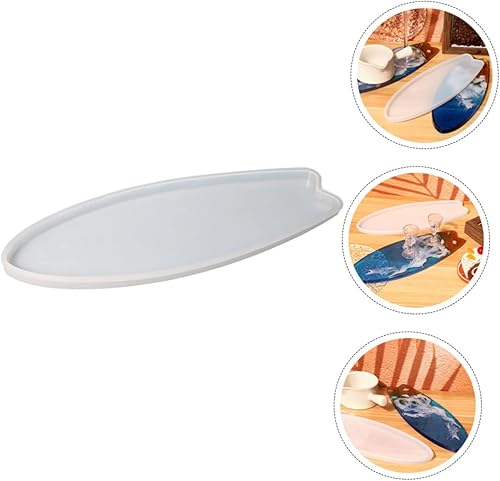 Miniatura 2 de TEHAUX 3 moldes de tabla de surf, moldes de resina grandes, paletas de hermandad, moldes de bandeja de resina, moldes de silicona para posavasos de