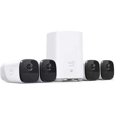 eufyCam 2 Pro Wireless Home Security Camera System: 365-Day Battery, 2K HD Resolution, HomeKit Compatible