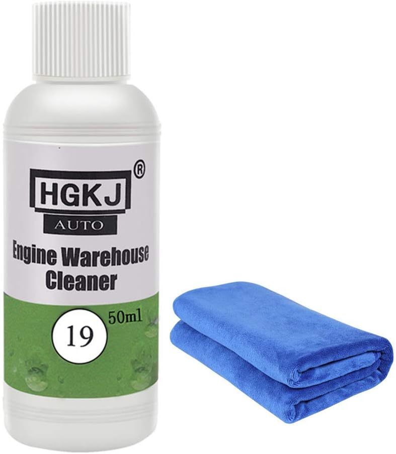 50ML Engine Cleaner Kit for Car,Morechioce Engine Warehouse Cleaner with Car Wash Towel Engine Compartment Cleaner Multifunction Nano Engine Compartment Cleaner Tool