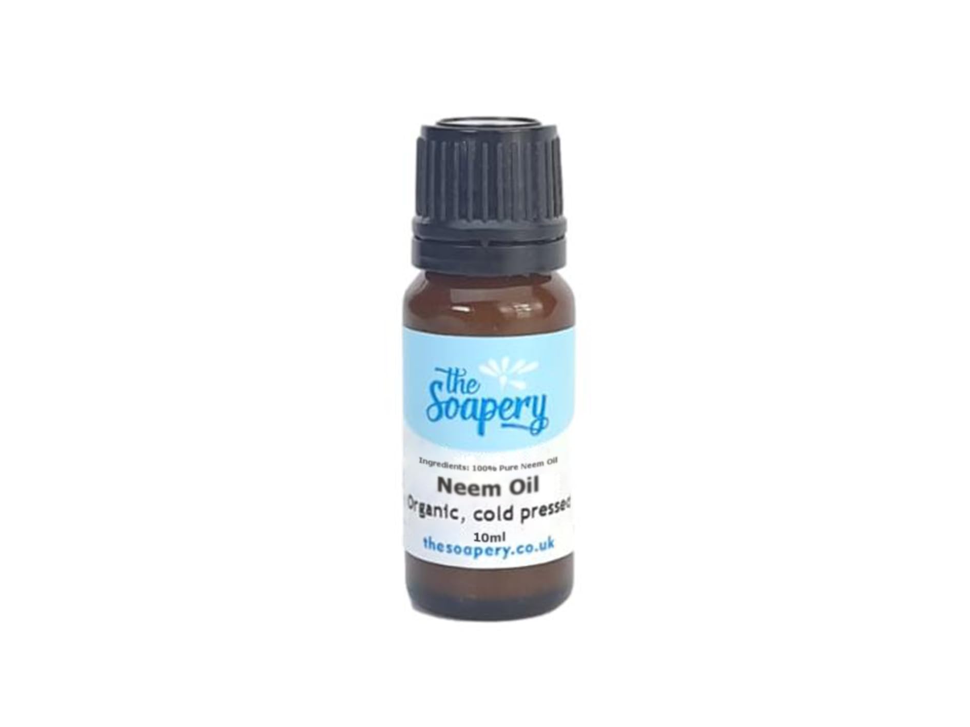 Aceite de Neem Orgánico 10ml - Prensado en frío, crudo, puro, virgen, sin refinar