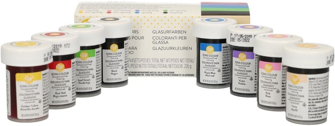 8 Gel Icing Colour Set, 226.4 g