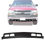 New Front Valance - Front Lower Bumper Deflector Compatible With Chevy 1999-2002 Compatible with Silverado 1500, 1500 HD, 2500 Compatible With Tahoe 2000-2006, Replacement for GM1092167 15005294