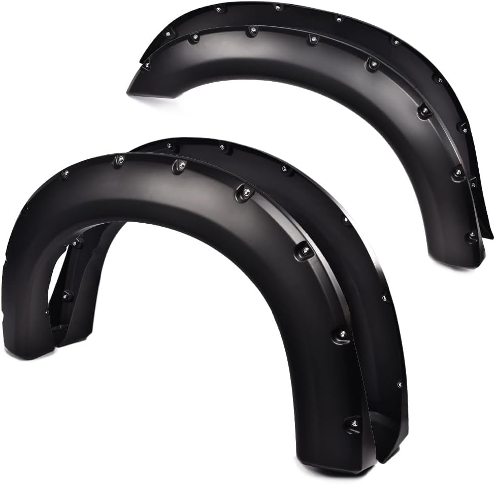 DOTCOM Fender Flares 4PCS Fit 1999-2007 Ford F250 F350 Super Duty