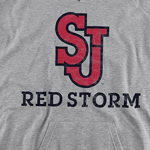 LOGOVISION St. John's University Official Red Storm Logo Youth Kids Boy/Girls Pull-Over Hoodie Sweatshirt2