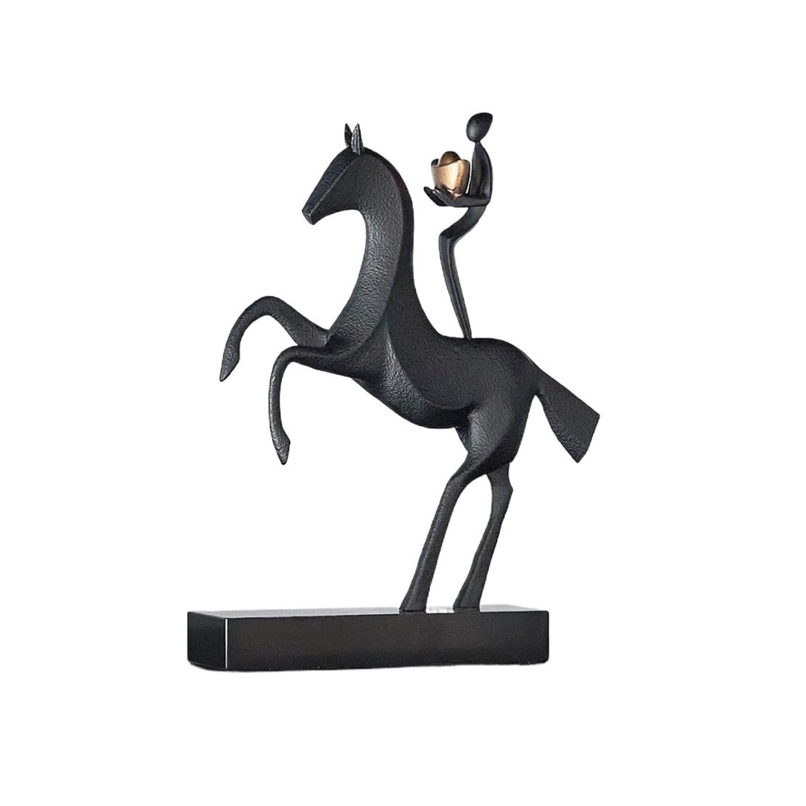 WANGHAI-666 Statue Decor Abstract Creative Horse Sculpture Living Room Study Decoration Gift Collection