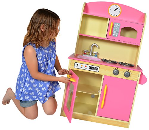 Preisvergleich Produktbild Teamson Kids Kitchen, Wood, Bubblegum Rosa