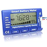 EYESKY 5-in-1 Battery Meter Intelligent Cell Meter Digital Battery Checker Battery Balancer for LiPo LiFePO4 Li-ion NiCd NiMH Battery Packs ... (qa)