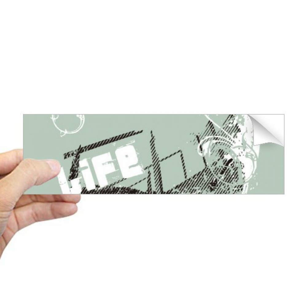 Sticker graffiti pour masquer les rayures de notebook et décorer vos fenêtres