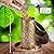 Solar Bird Feeder for Outdoors Hanging,Waterproof Metal Wild Bird Feeder for Finch,Cardinal,Blue Jay Solar Garden Lanterns with S Hook as Gift for Women Mom,Bird Lovers (Large Feeders)