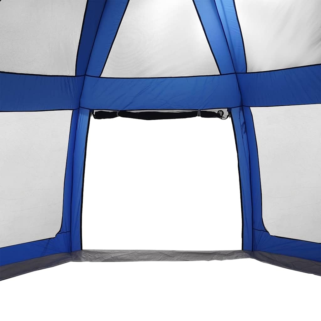 vidaXL Poolzelt mit abnehmbarem Überzelt Netzwänden Azurblau 510x510cm