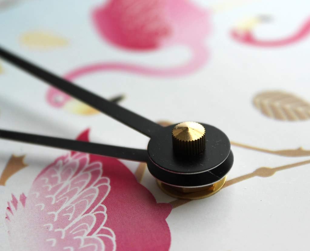 Splatter Paint Clock Decorative Round Wall Clock Home Decor Large 10.5" Unique Clocks