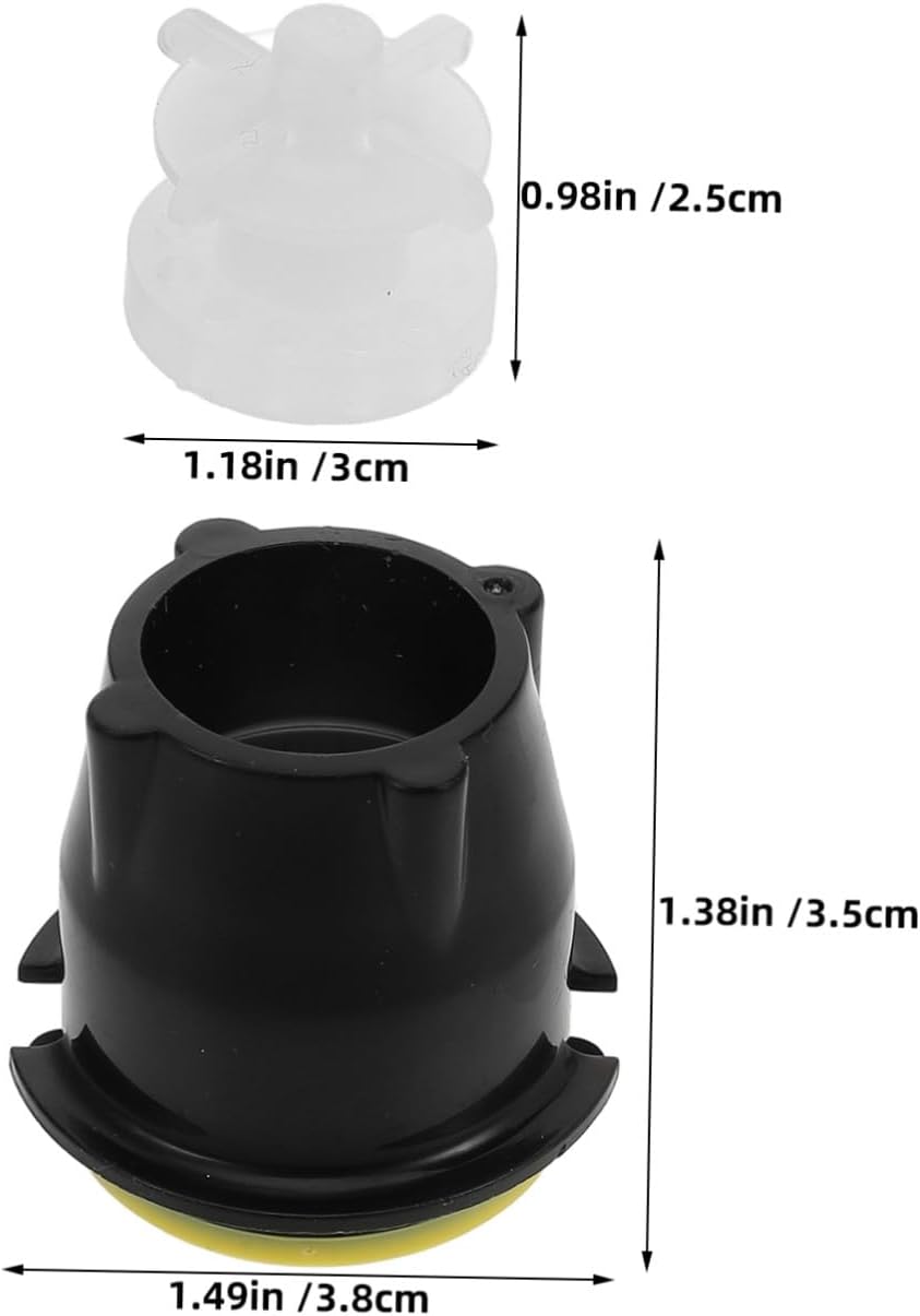 LABRIMP 2 Sets Soda Maker Valve Assembly Replacement for Commercial Soda Machine Nozzle, Silicone Material Quick Installation and Enhanced Durability, for Home Party and Cafe Use