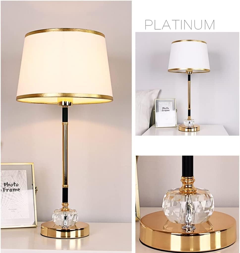 Lampada da Comodino Lampada Da Tavolo In Vetro Lampada Da Comodino Touch Control Lampada Da Scrivania Lampada Da Scrivania Moderna Semplice Ed Elegante Lampada da Scrivania ( Color : White , Size : To