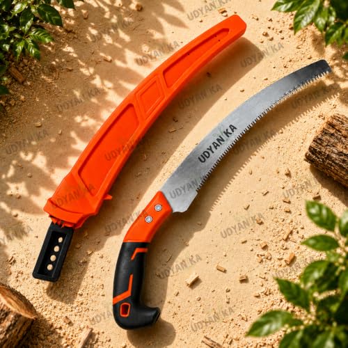 Image of Pruning Saw Cutter for Trees with Safety Cover | Hand Saw for Gardening & Tree Cutting | Wood Cutter Saw with Ergonomic Grip | Tree Cutter for Branches & Wood Pruning