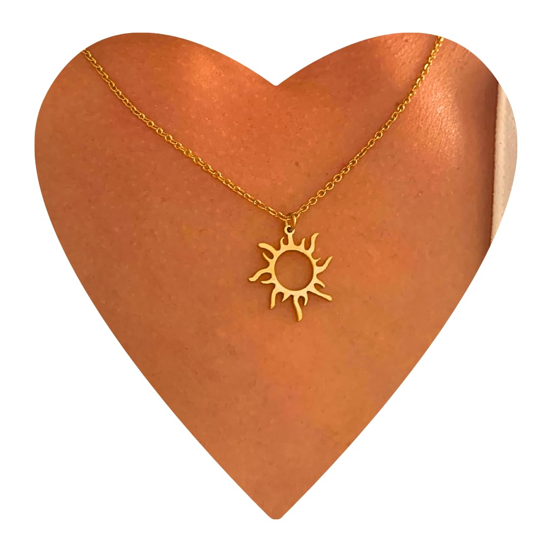 NataschaWoge® SONNE Pünktchen minimalistischer Schmuck EDELS