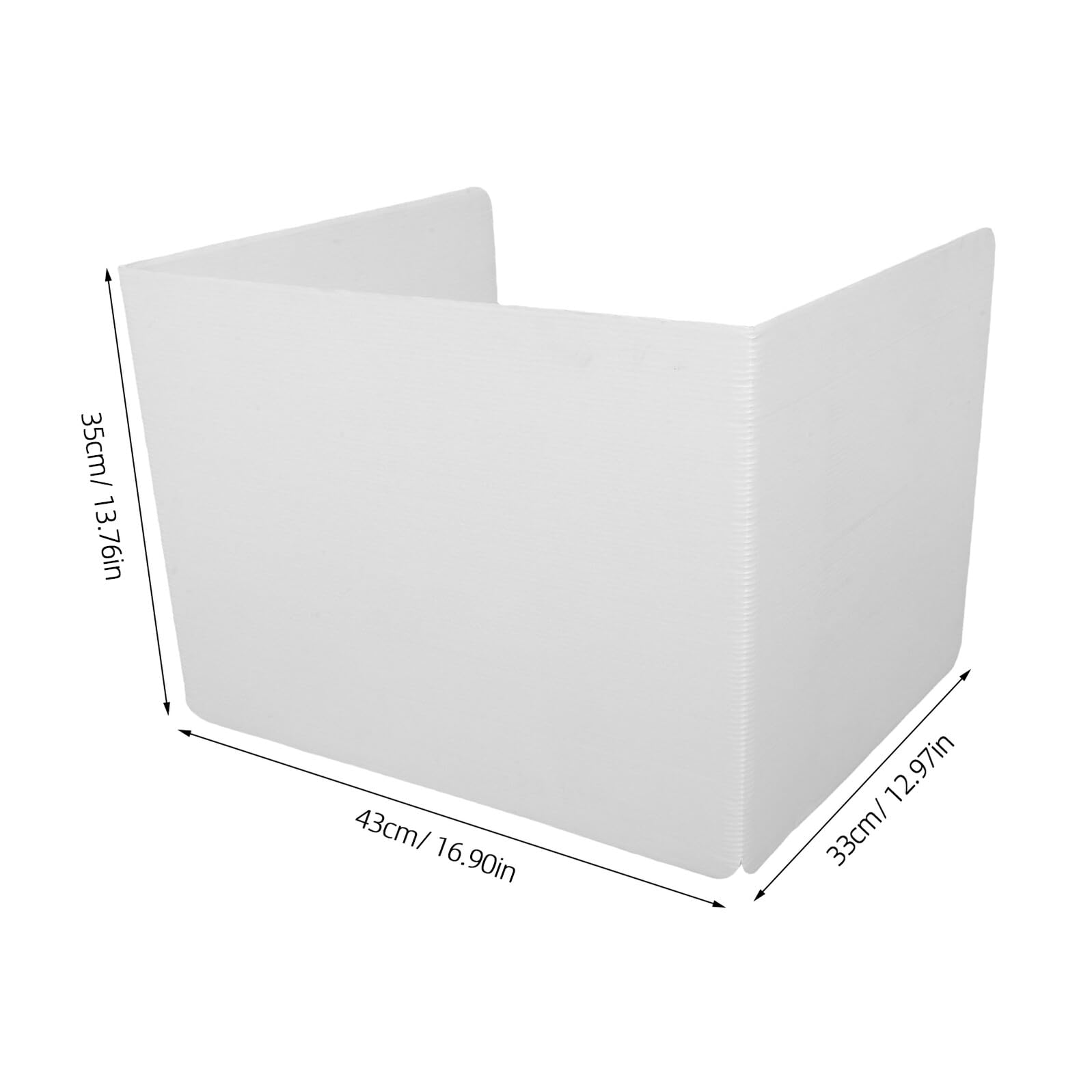 KALLORY 4 Pezzi Divisori per Scrivania da Ufficio in Plastica Set da 4, Pannelli Divisori per Privacy in Aula e Postazioni di Studio, Modulari e Resistenti per Ambienti Scolastici e
