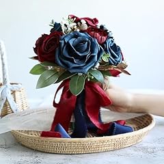 Burgundy & Navy Blue