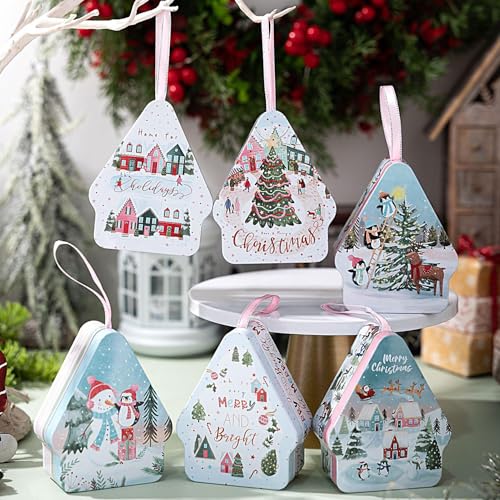 Boîtes à biscuits de Noël en métal pour éviter les gâteaux mous et cassés à la maison - 4