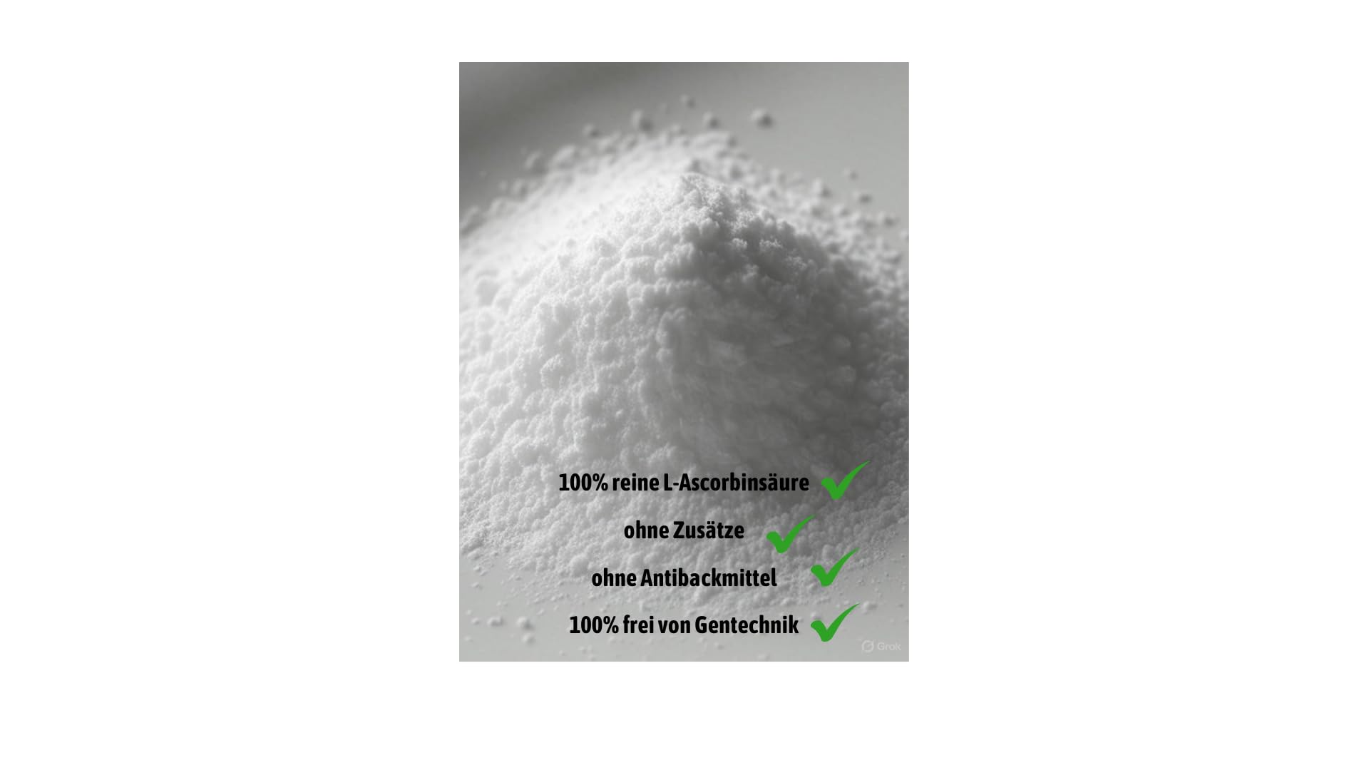 1 Kg D'acide Ascorbique Vitamine C E300 - Qualité Alimentaire - Parfait Pour Conserves, Boissons, Compléments