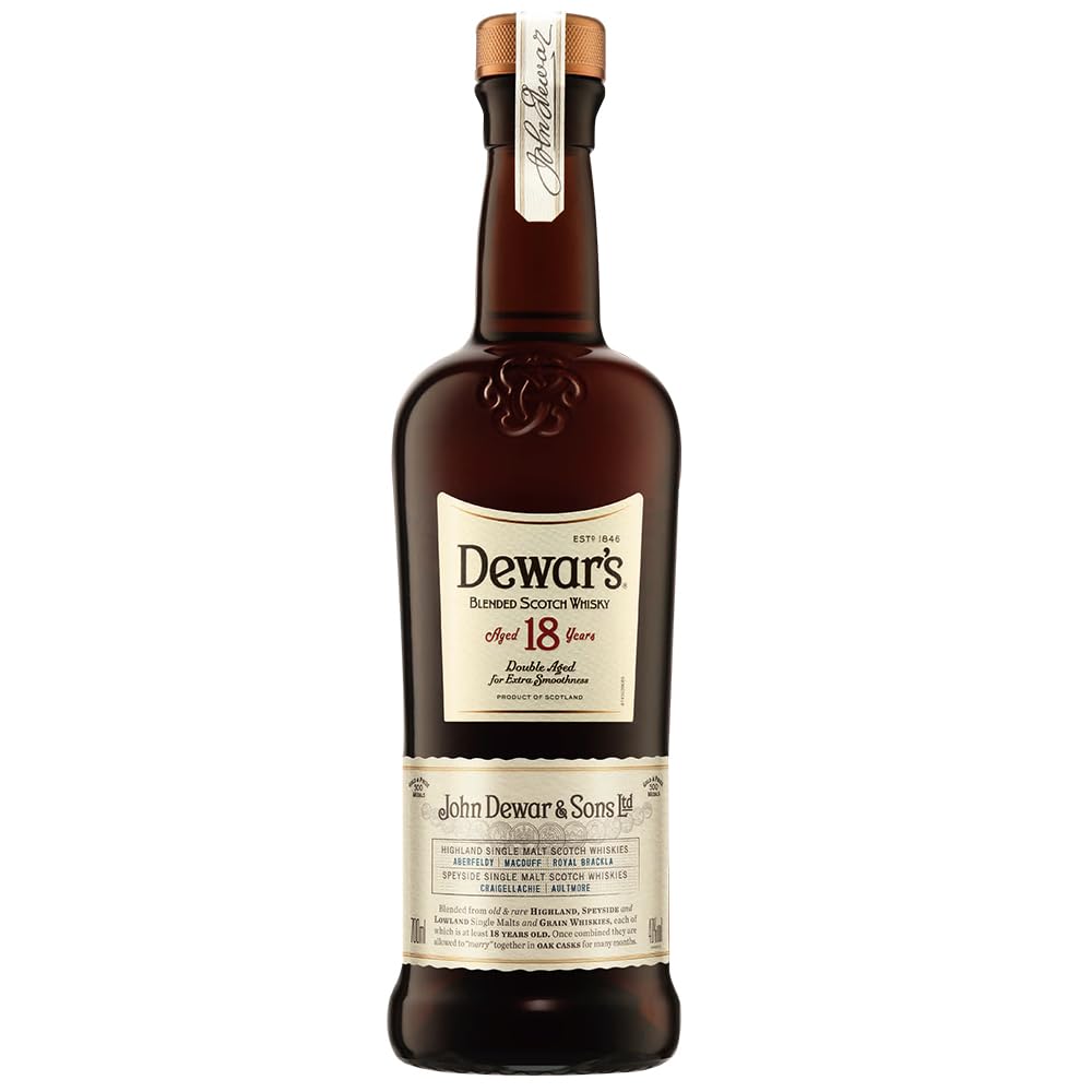 Amazon.co.jp: 正規品 デュワーズ 18年 750ml / ブレンデッド スコッチ