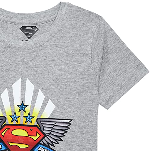 Image of Superman Boy's Cartoon Regular T-Shirt (WBSMBCT005.4 4-5Y)