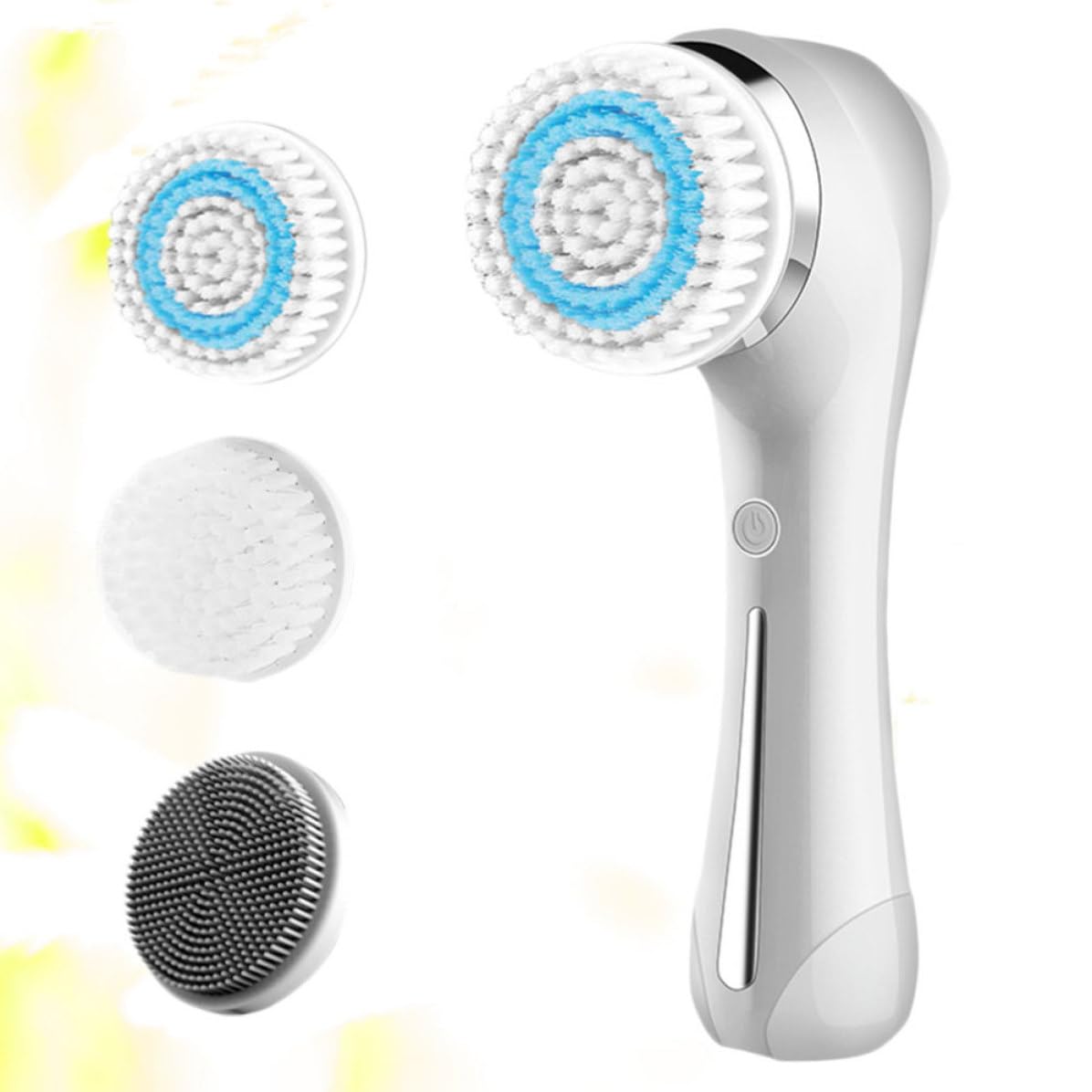 POPETPOP Elektrisches Gesichtspeelinggerät mit Sanfter Silikonmassage Tragbares Massagegerät für Gesicht und Porenreinigung für Tägliche Hautpflege zu Hause