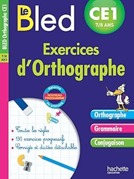 Hardcover Cahier Bled - Exercices D'Orthographe CE1 - 7/8 ans (French Edition) [French] Book