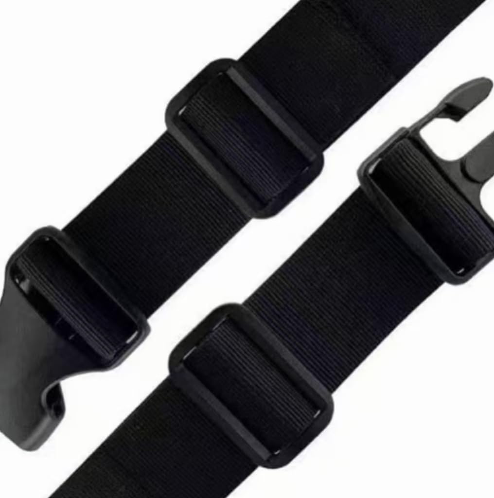 GPS Wireless Dog Fence 4 Pack 1" Replacement Buckles for Dog Fence Straps, Sturdy Buckle Accessories Fit Most Wireless Pet Containment System Straps Waterproof Flexiable Adjustable (Black)