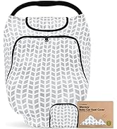 Car Seat Cover for Babies - Baby Car Seat Canopy for Spring, Autumn, Winter - Universal Stretch F...