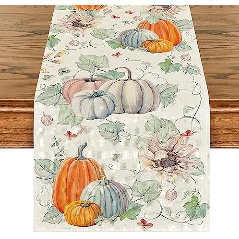 Artoid Mode Autumn Table Runner for Home Decor Cover